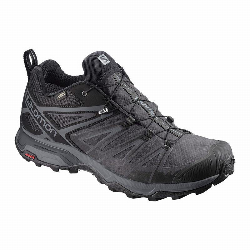 Chaussures De Randonnée Salomon Homme Noir - Salomon X ULTRA 3 GORE-TEX - France (6475-WTPQG)